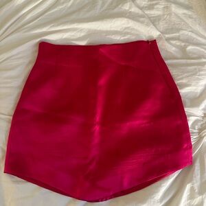 Zara hot pink skirt